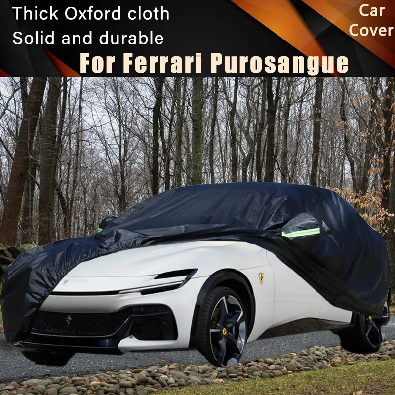 

Для Ferrari Purosangue автомобильные полные внешние чехлы уличные водонепроницаемые пылезащитные солнцезащитные дождевые снежные защитные внешние автомобильные аксессуары