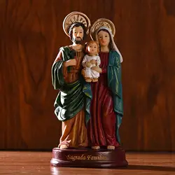 Nativity Scene Home Decor Christ Jesus Mary Joseph Catholic Figurine Xmas Ornament Holy Family Statue Christmas Gift