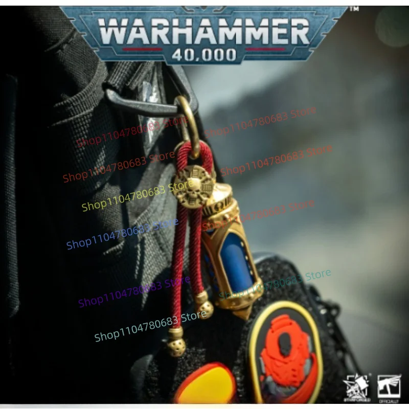 Warhammer 40K Space Marines Relic Box Keychain, Backpack Decorations, Trendy Charms, Holiday Gifts, Collectible Game Merchandise