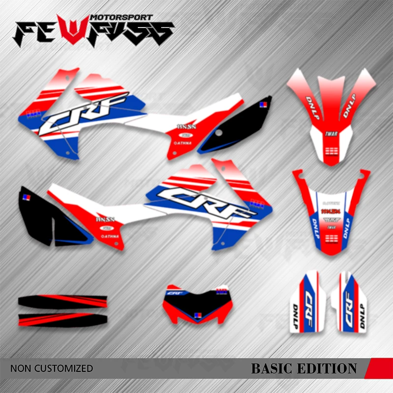 

Fewfuss For Honda CRF250L CRF 250L 2012-2016 2017-2020 Graphics Decals Stickers Kits Number Name Custom