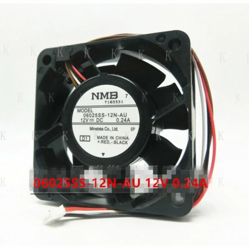 

C ДЛЯ NMB 06025SS-12N-AU 6025 6 см 12 В 0,24 А 4-проводной охлаждающий вентилятор для проектора