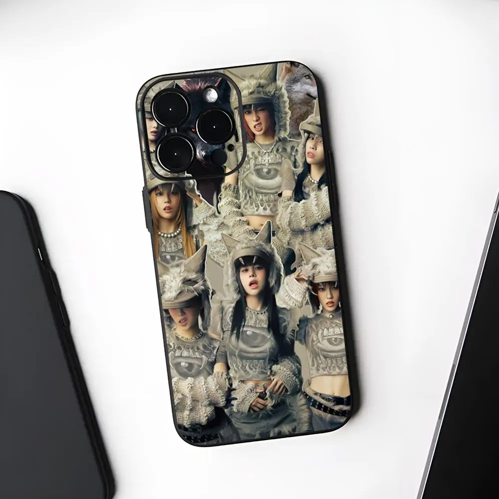 Популярный чехол для телефона Kpop XG Girl черный мягкий Iphone 16 15 14 13 11 12 Pro Max Xr X Xs 8 7 Фото №5