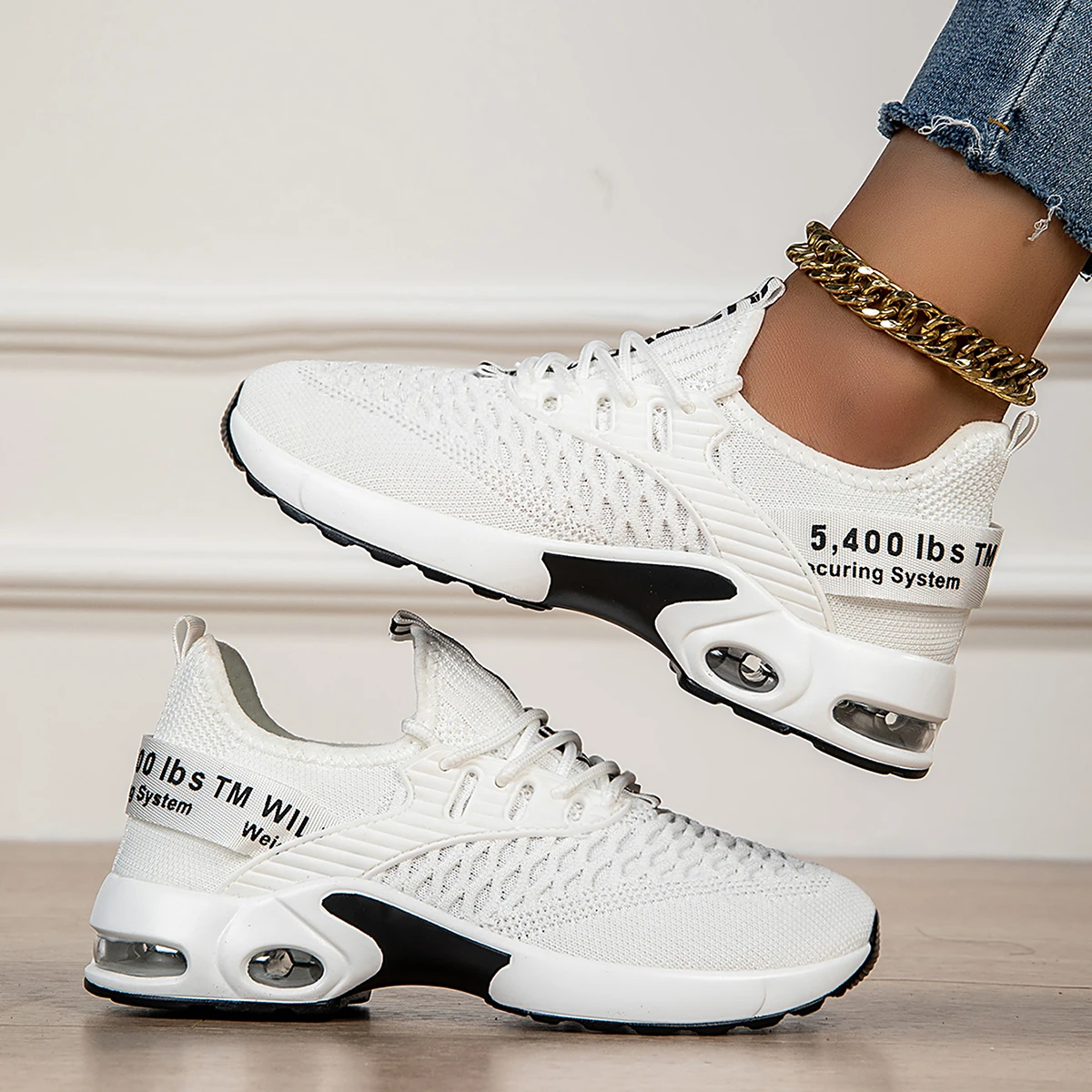 

YRZL Comfortable Sneakers Women Breathable Walking Shoes for Slip Resistant Casual Sports Ladies Fashion Tennis Shoes Summer