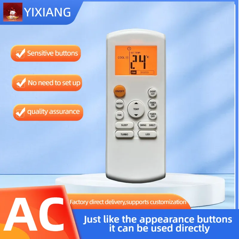 Пульт дистанционного управления подходит для кондиционера Midea MRcool FRIMEC Klimaire RG57B/BGE RG57B2/BGE RG57D/BGE RG52A2/BGEFU1 RG57/BGE RG57A