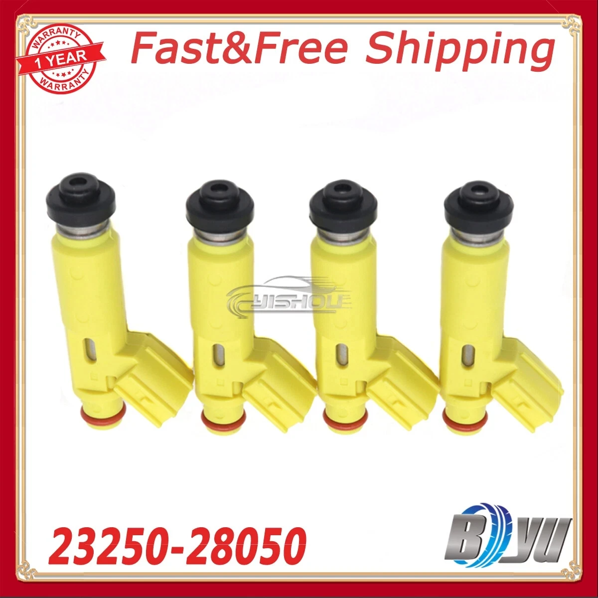 

Новые топливные форсунки 23250-28050 подходят для Toyota RAV4 2.0L L4 2001-2003 4 шт.