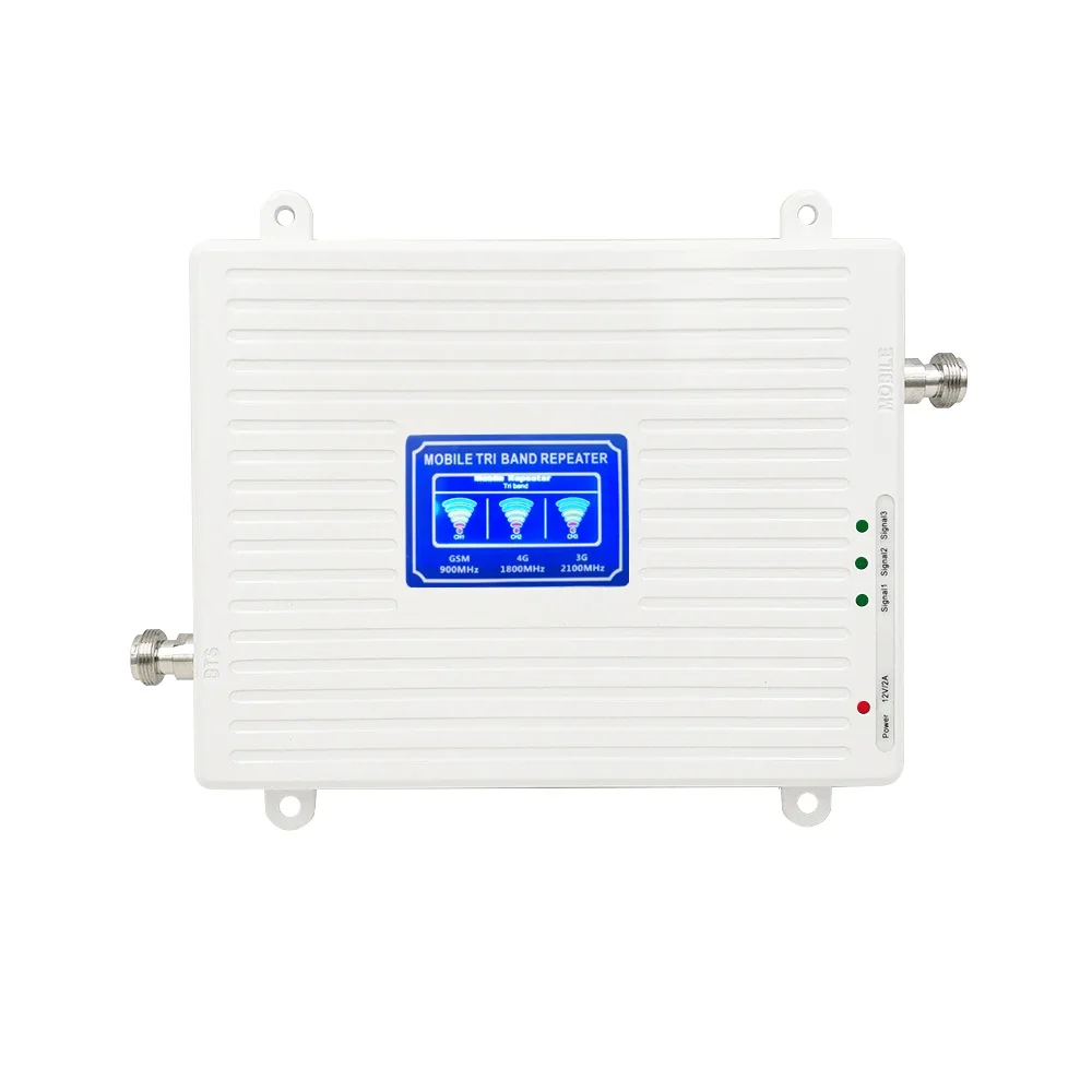 2 3 4G 900 1800 2100Mhz Tri Band Factory Most Affordable Mobile Phone Signal Network Repeater / Booster / Signal Amplifier