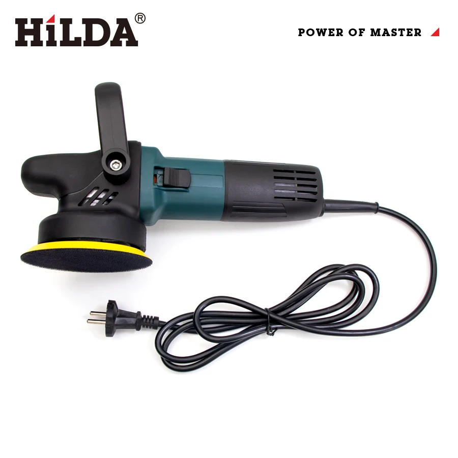 HILDA 980W Car Polishing Machine 5inch Orbit Dual Action Auto Polisher Variable Speed Sander Buffing Waxing Machine