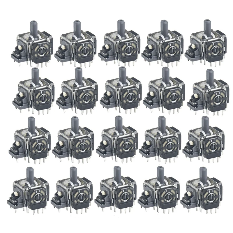 For PS4 3D Analog Joystick Potentiometer For Switch Pro/ ONE/PS4 Game Controller Thumb Stick Replacement Parts 20Piece