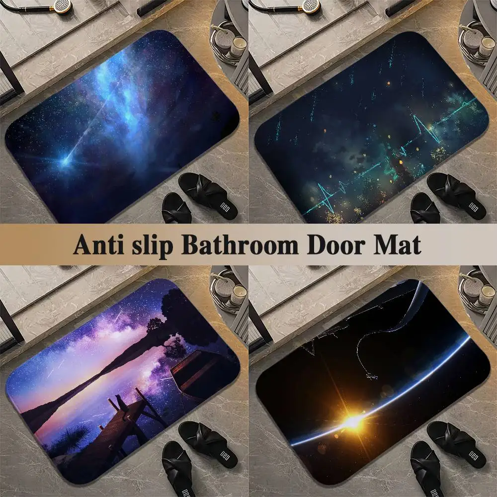 

Street View Of Anime Girls Floor Mat Printed Large Carpets Living Room And Bedroom Carpets Bathroom Anti Slip Door MATS Small