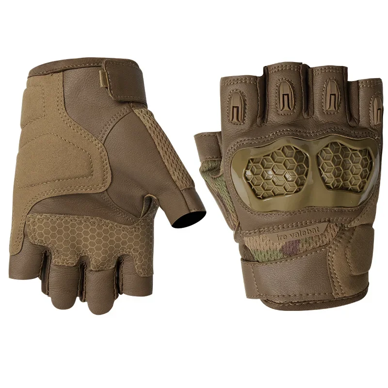 New Half-Finger Tactical Gloves Designed for Special Forces: Ideal for Fitness, Sports Drills, Outdoor Trips & Mountaineering –