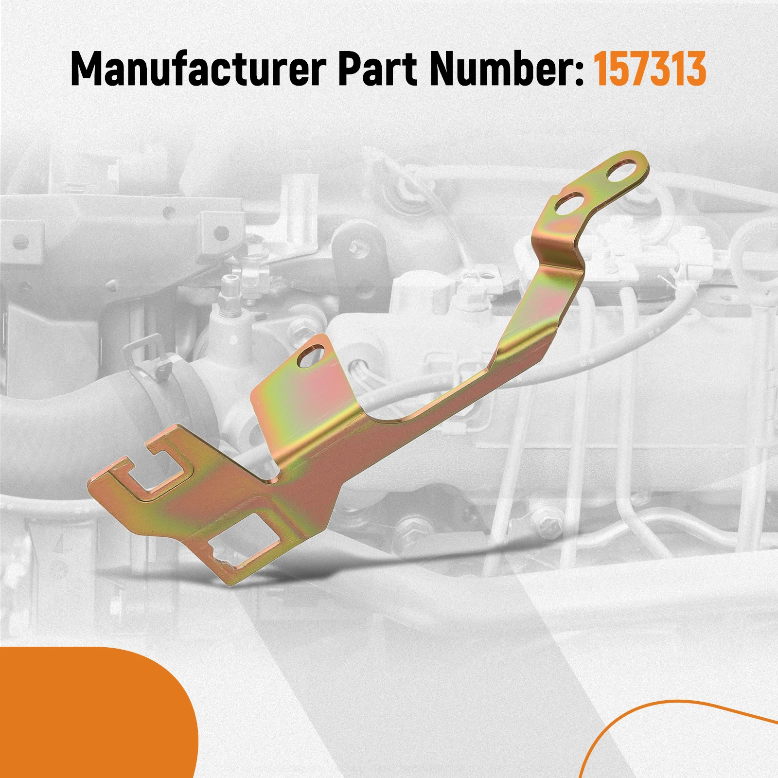 Kit carburateur pour Edelbrock Thunder Quadrajet série 157313, support en acier