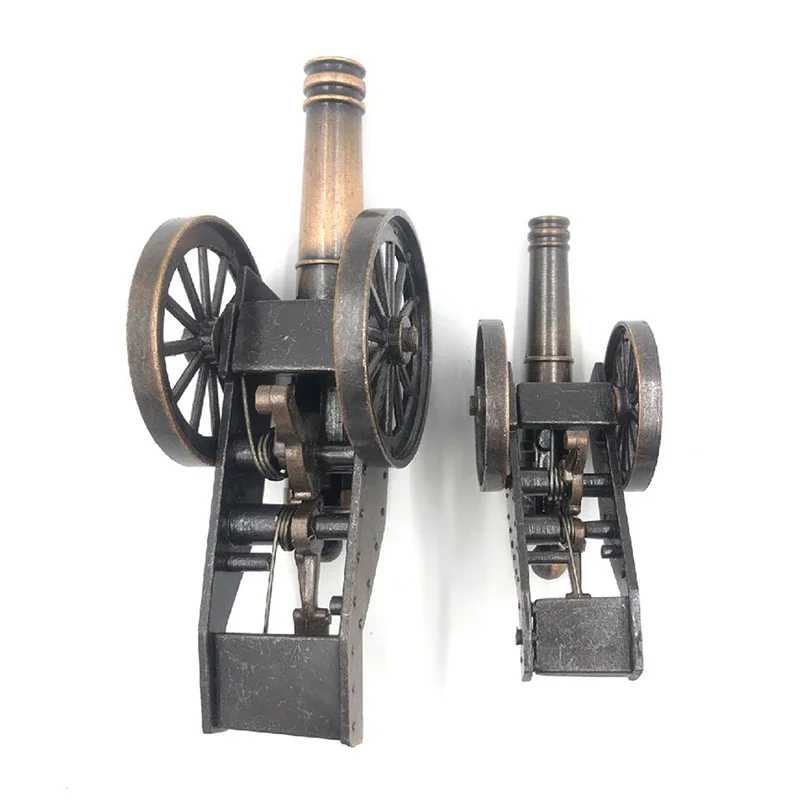 مدفع معدني مزخرف، أدوات فنية عسكرية للحرب الأهلية، ديكور سطح المكتب، أذرع طاولة الرمل، زخرفة صندوق الرمل من ارسنال