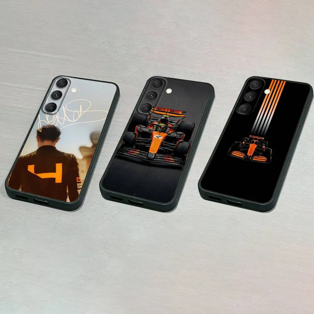 

L-Lando N-Norris Formula 1 Phone Case For Samsung S25,S24,S23,S22,S21,S20,S10,Ultra,Plus,Lite,FE,Soft Silicone Black Cover