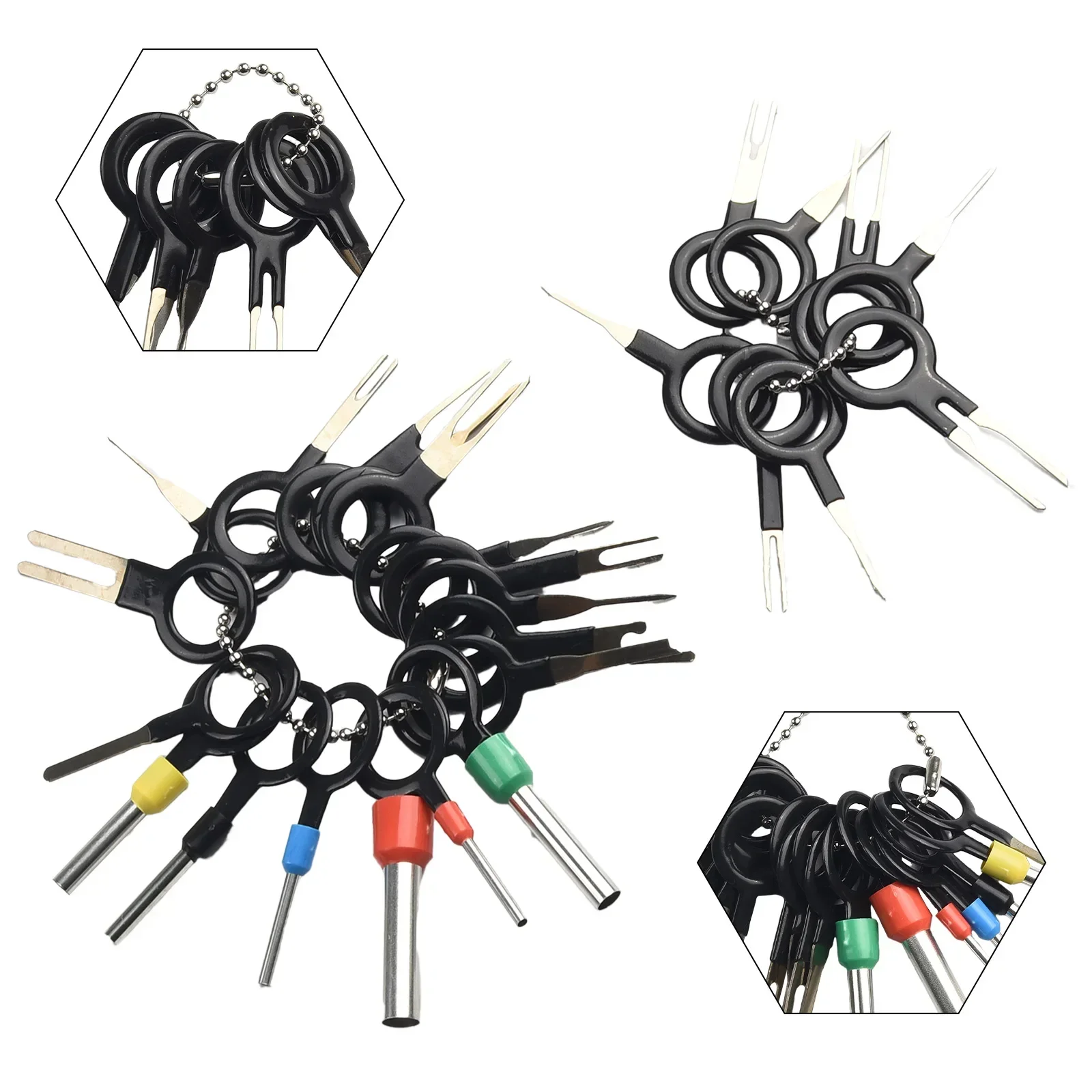 Terminal Pick Needle Navigation Tail Wire Wire Harness Repair Automotive Wire Crimp Connector Disassemble Tool Pin Kit