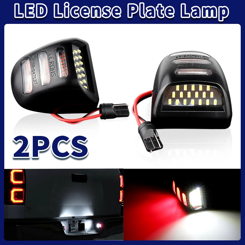 

2 шт. светодиодные фонари для номерного знака автомобиля для Chevy Suburban 1500 2500 Tahoe GMC Sierra 1500 HD 2500 HD 3500 Yukon XL 1500 2500