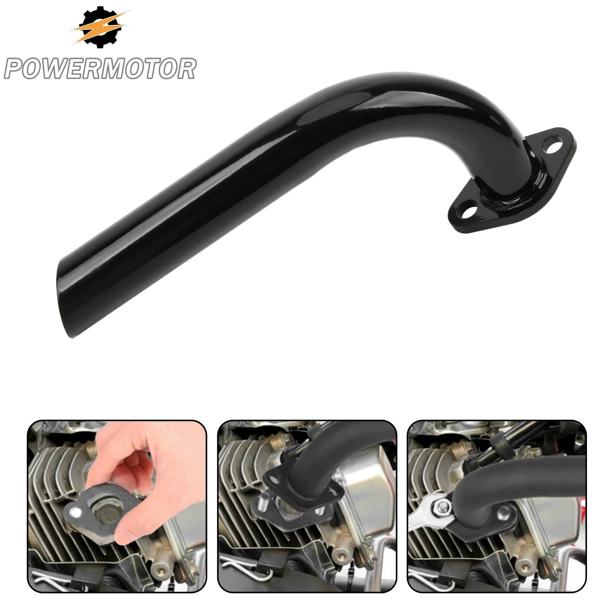 

for Honda Predator Kart Mini Motorcycle Exhaust Pipe Kit 212cc GX160 GX200 Minimoto Small Engine Exhaust Pipe Modified Parts