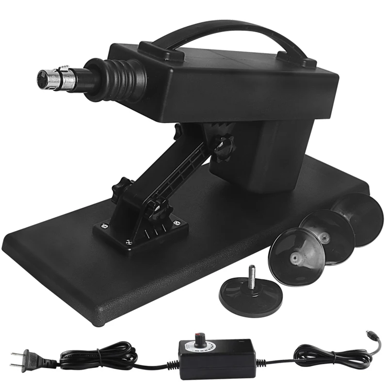 110V/220V Mini Telescopic Linear Actuator 3XLR 45mm Stroke Variable Speed Reciprocating Mechanism Connector DIY Machine