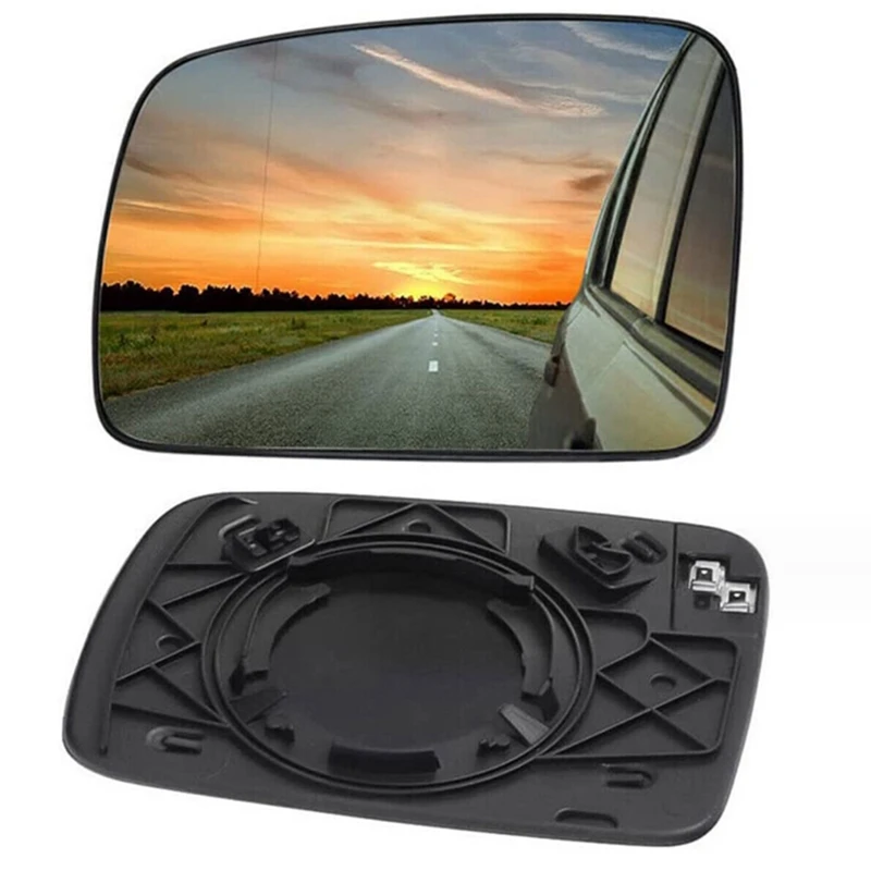 LR017067 LR017070 Car Heated Mirror Glass With Backing Plate For Land Rover Discovery 3 Freelander 2 Range Rover Sport