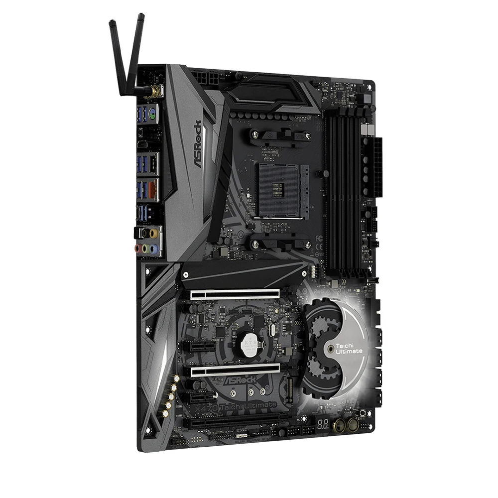 ASRock X470 Taichi Ultimate Motherboard Supports AMD X470 Ryzen 9 5900X R7 5700X3D R5 5600 CPU DDR4 3466+ MHz Memory NVME M.2