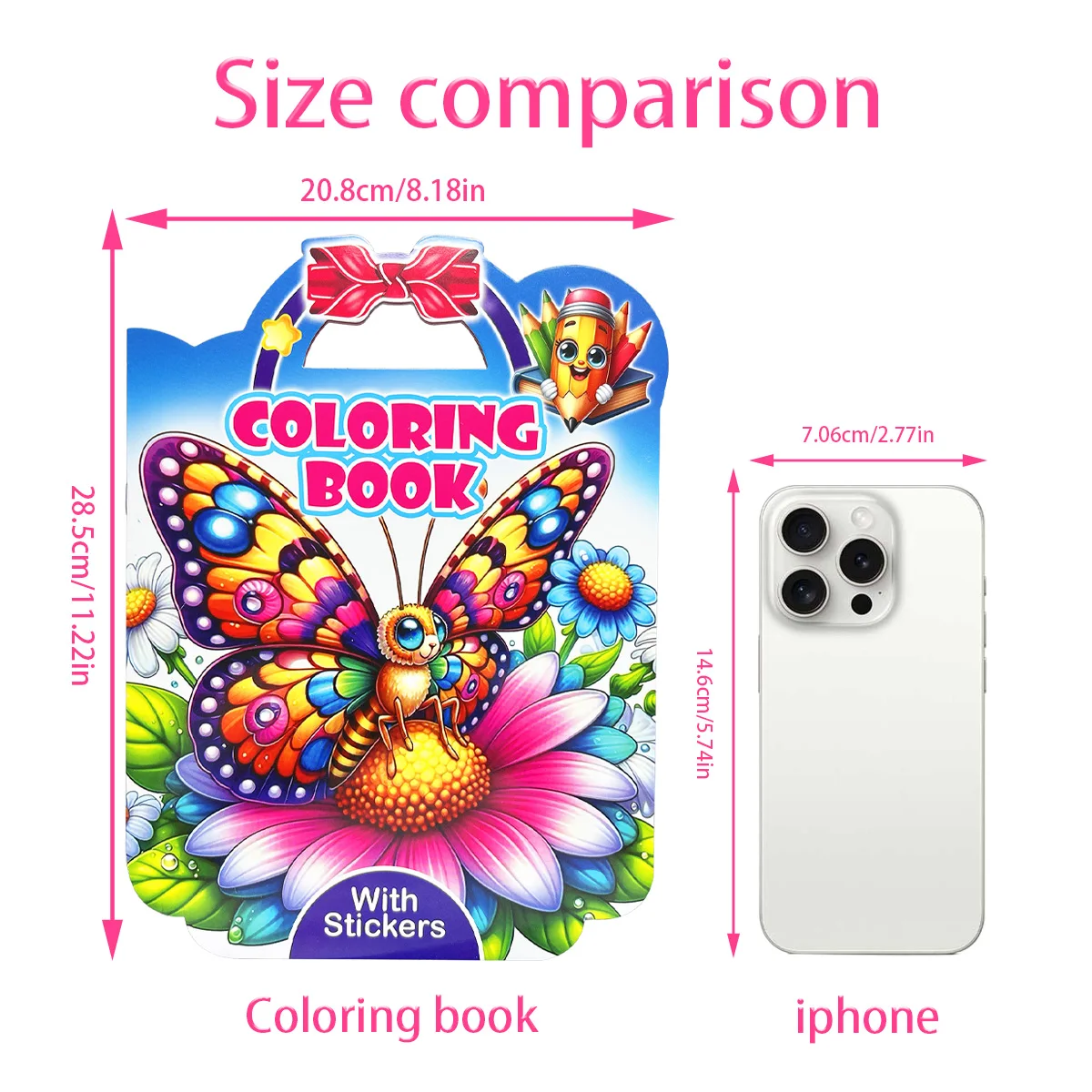Funny Sticker Coloring Book,Rich in Colors,Thick Paper,2-5 Years,Preferred for Children's Creative Graffiti! Festival Gift
