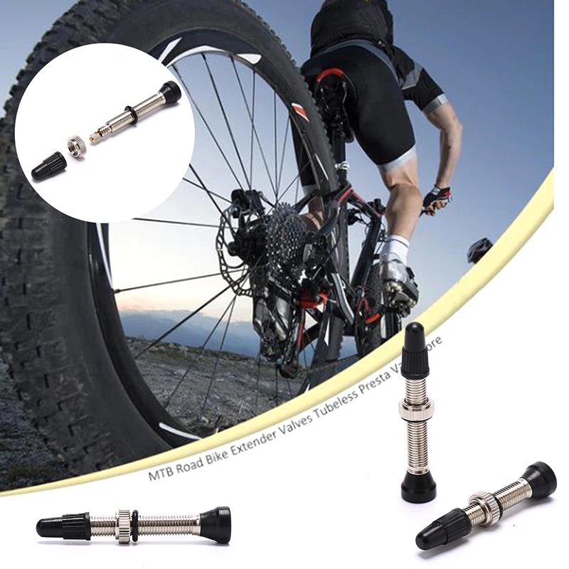 （Summer6）Tubeless Road Tire Mountain Bike Core Vacuum Air Valve Universal Valve 35/40mm