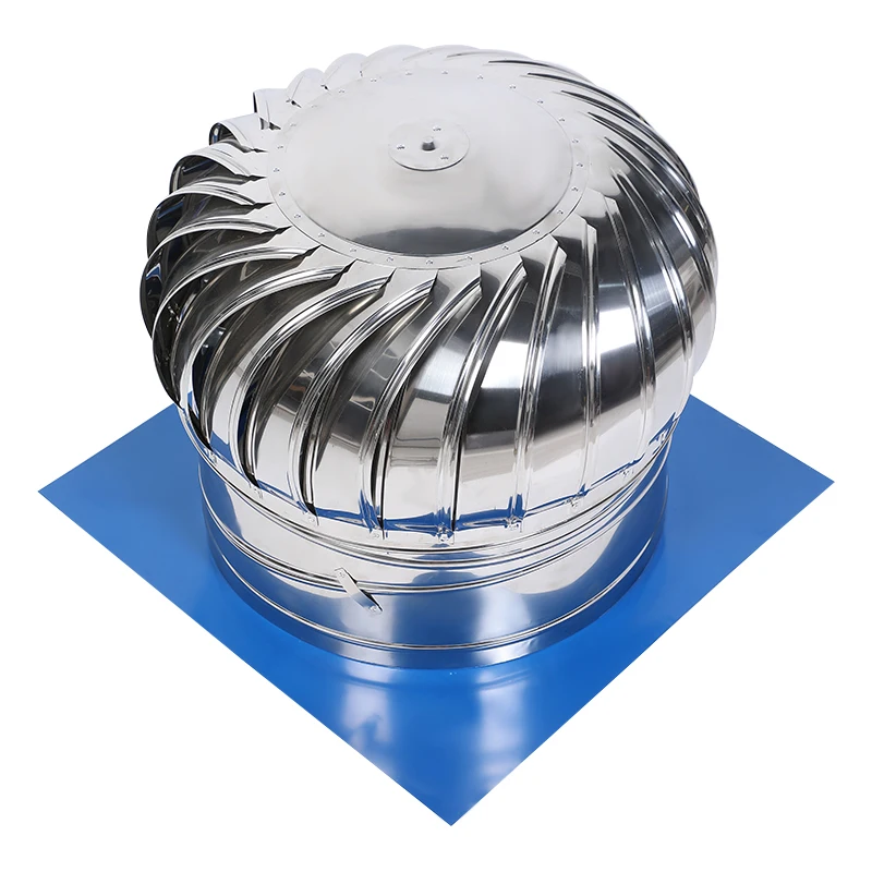 304 Stainless Steel Roof Ventilator Wind Turbine Vent Flue Cover Vent Top Exhaust For Home Hotel Restaurant Accessories