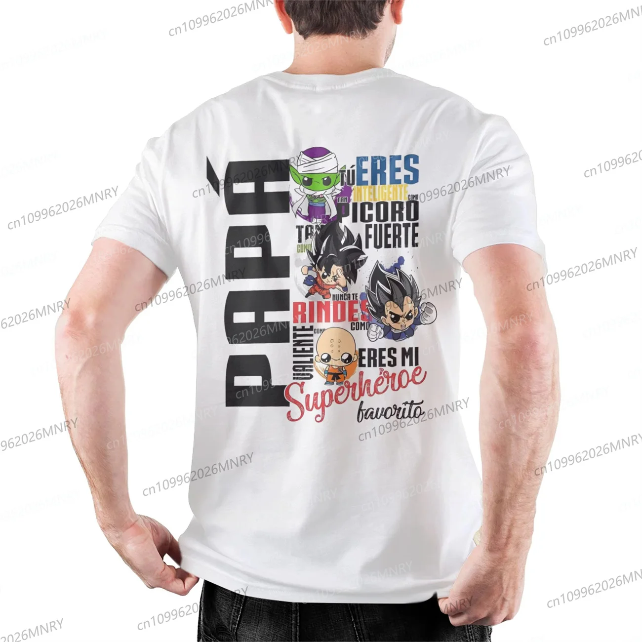 

Новая мужская футболка Vegeta Goku Trunks Father Crewnec DragonBall Daddy You Are My Favorite Super Saiyan Gohan, хлопковая одежда для девочек