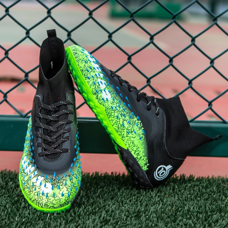 

New TF Men Soccer Shoes Professional Training Football Boots Men Soccer Cleats Sneakers Turf Futsal Football Shoes