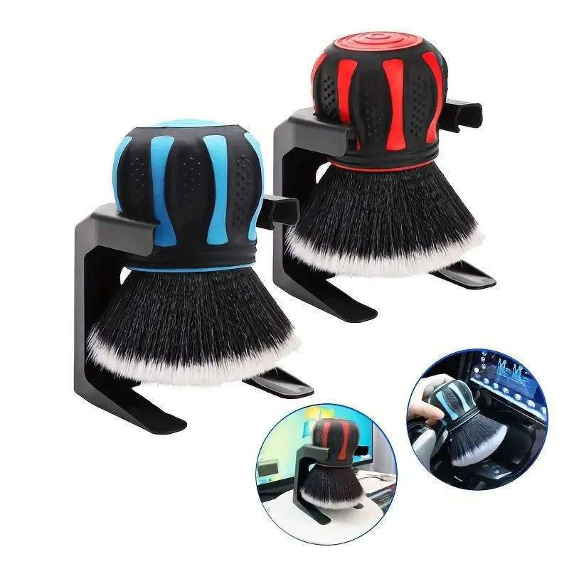 Multi Purpose Detail Brush Soft Brush, Used for Dust Removal or Scrubbing of Internal and Fine Surfaces in Car Cleaning Tools