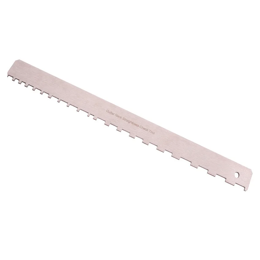 L68AGuitar Neck Notched Straight Edge Luthiers Tool Fret Rocker Leveler for Gibson Fender or Guitar Fretboard and Frets