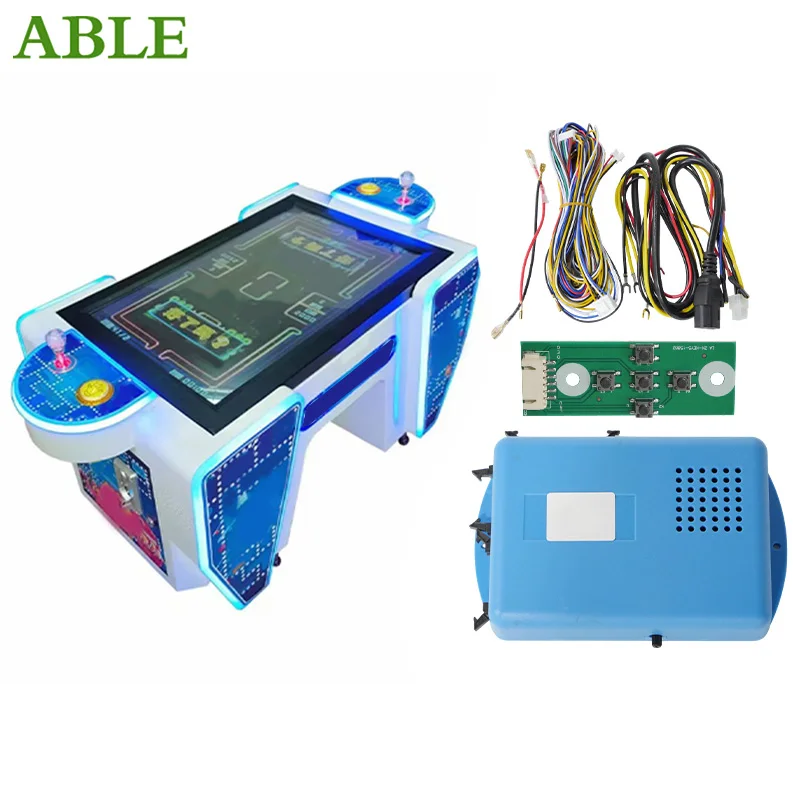 Cute Beans Reward 2 Player Arcade Game Machine Kit Coin Operated Motherboard Set DIY Entertainment Retro Cocktail Cabinet