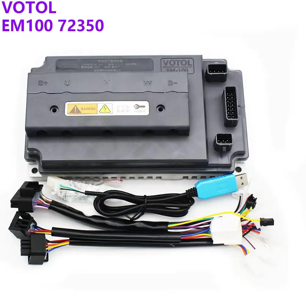 

VOTOL EM100SP 72350 120A3-kilowatt brushless DC electric motorcycle scooter intelligent programmable QS motor controller
