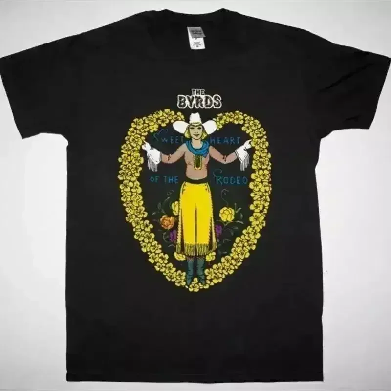 The Byrds Sweetheart Of Rodeo 1968 New Black T Shirt