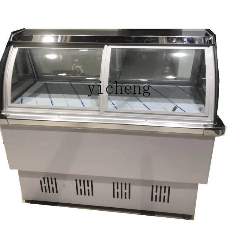 zzCommercial Refrigerated Display Cabinet Deli Cabinet Braised Food Fruit Fresh Cold Dish Direct Cold Double Cabinet