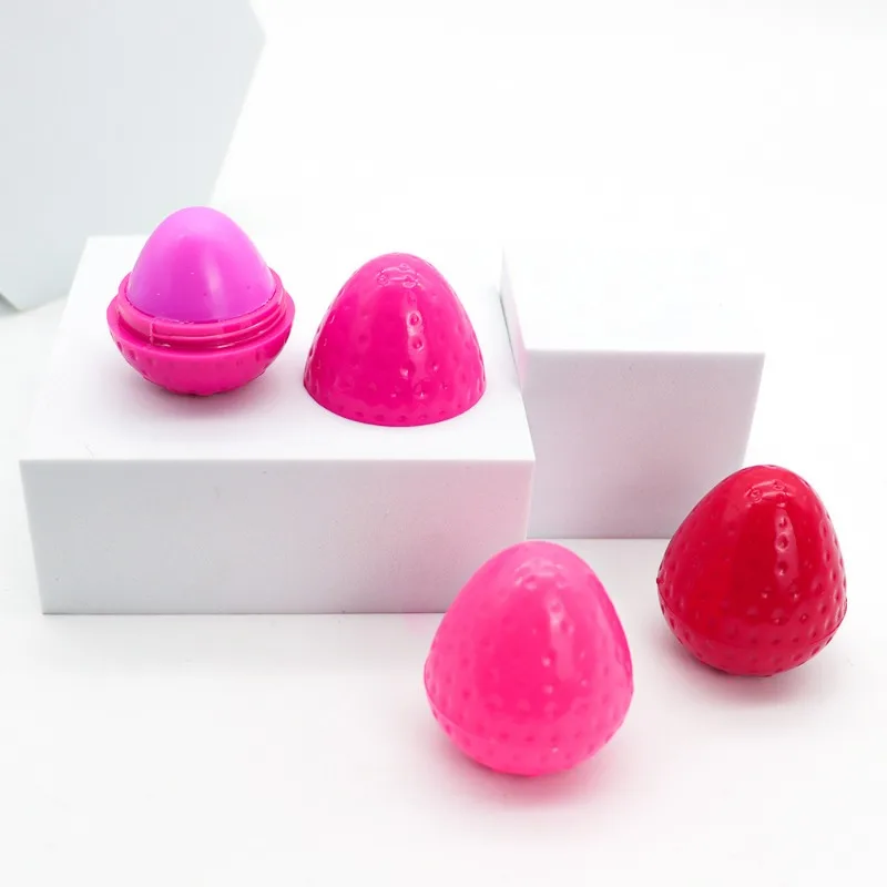 1PC Nourishing Strawberry Lip Balm Moisturizing Fruity Anti-chapped Repairing Lip GLOSS แต่งหน้า