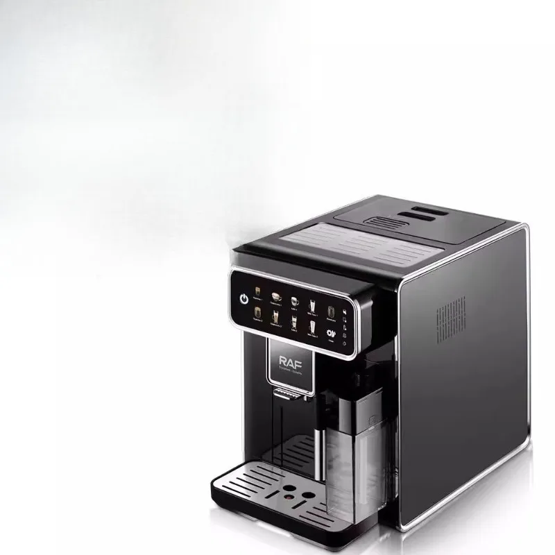 Automatic 3-in-1 Coffee Machine Grinding Beans with Milk Tank Milk Foam Italian Coffee Machine