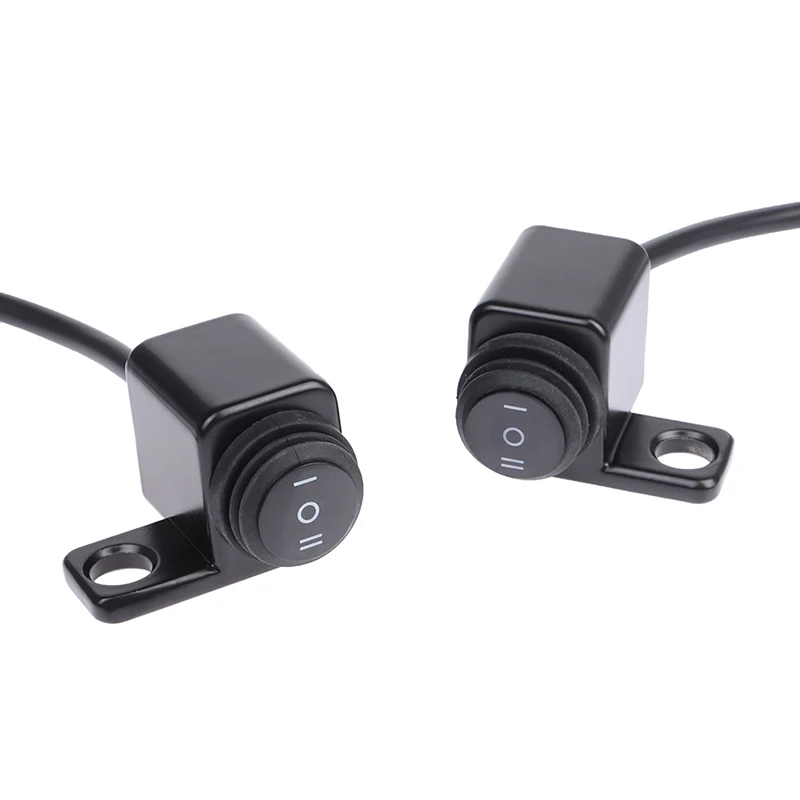 Modified Motorcycle Aluminum Alloy Multi Function Switch For Rearview Mirror Seat Headlight Spotlight Double Flashing