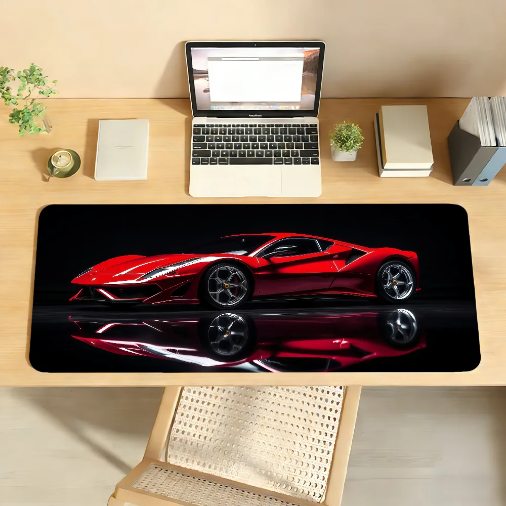 

Fashion Super Car Cool MousePad Non-slip Locking Edge PC Laptop Accessories Rubber Office Keyboard Large Game XXL DeskMat