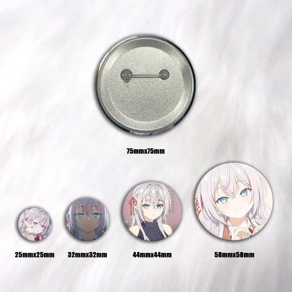 A-Alisa Mikhailovna Kujou Anime Anime Round Badges, Brooches, Clothing Accessories, Birthday Gifts, Anime Conventions