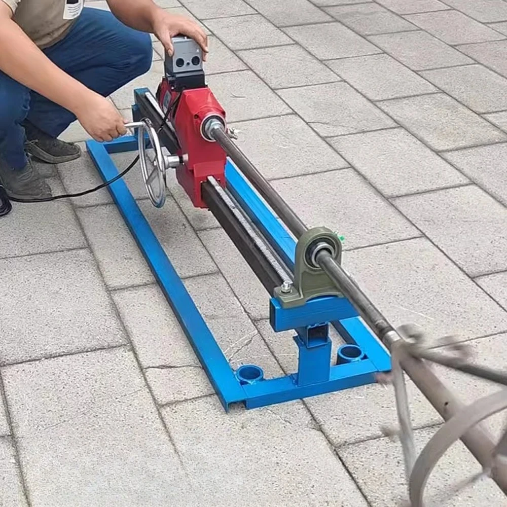 Water drill pipe jacking machine small pipe jacking machine, water pipe road hole drilling machine, underground pipeline