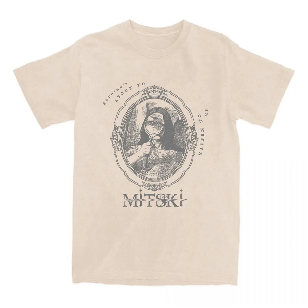 Mitski Portrait Tee Summer Short Sleeve Loose Female T-shirt O-neck Casual Singer Design Graphic Print T Shirt Unisex Streetwear
