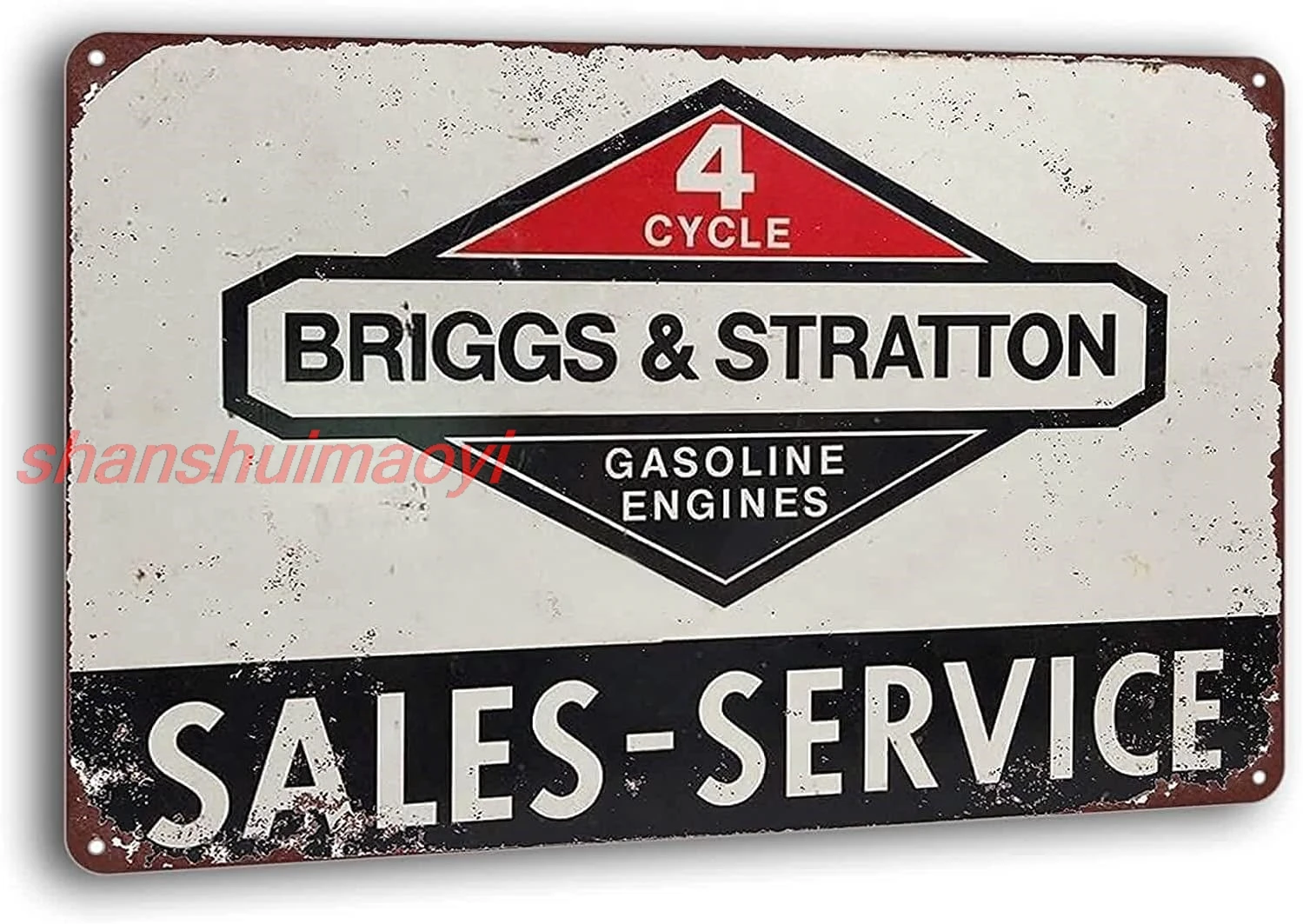 Metal Signs Vintage Laundry Room Yard Decor Art Briggs Stratton Service Center Vintage Tin Sign 8 x 12 Inches Home Cafe SGH