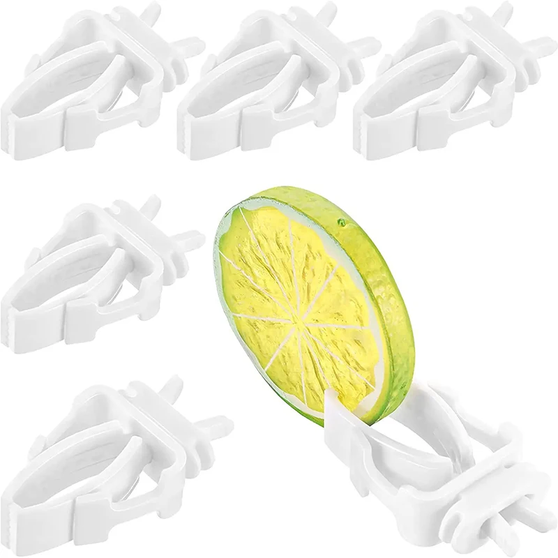 6pcs Birds Food Holder Pet Parrot Feeding Fruit Vegtable Clip Cuttlefish Bone Feeder Device Pin Clamp Bird Cage Accessories