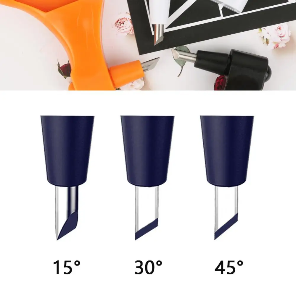 

Craft Cutting Pen Tools 360 Degree Rotating Blade 3 Heads Stainless Steel Blade DIY Durable Portable Art Carving Cutter Knife