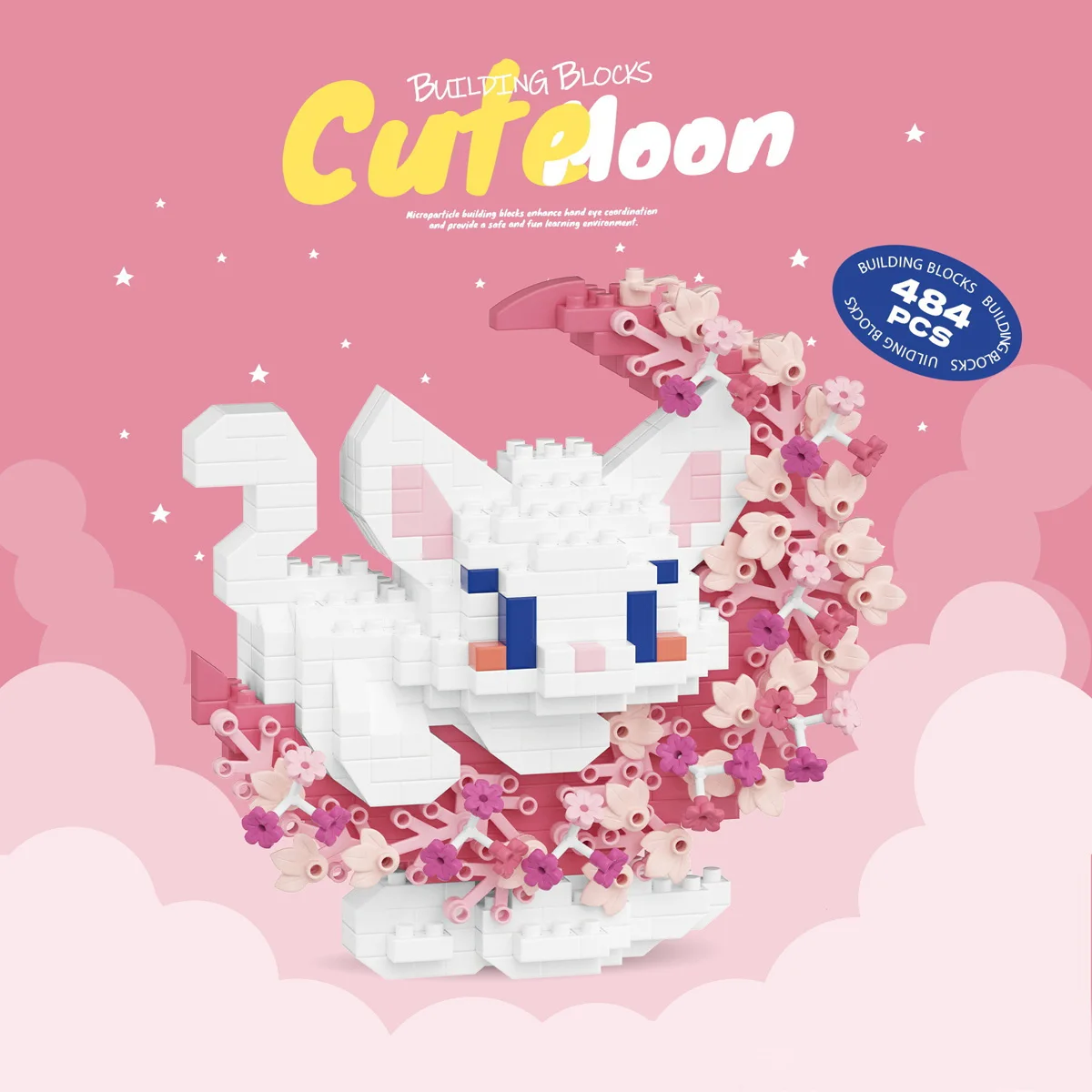 Surprise Gift Particle Building Blocks - Mini Cute Cat Dog Pet Model Dolls Ideal for Children Family & Friends