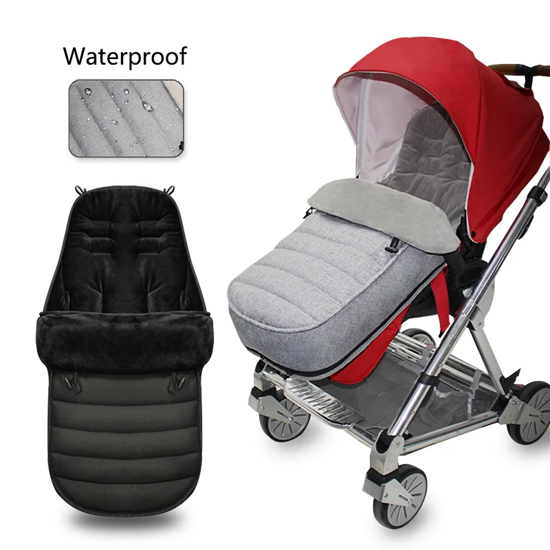 Baby Stroller Footmuff Sleeping Bag Infant Winter Sleepsack Newborn Wheelchair Waterproof Windproof Footcover