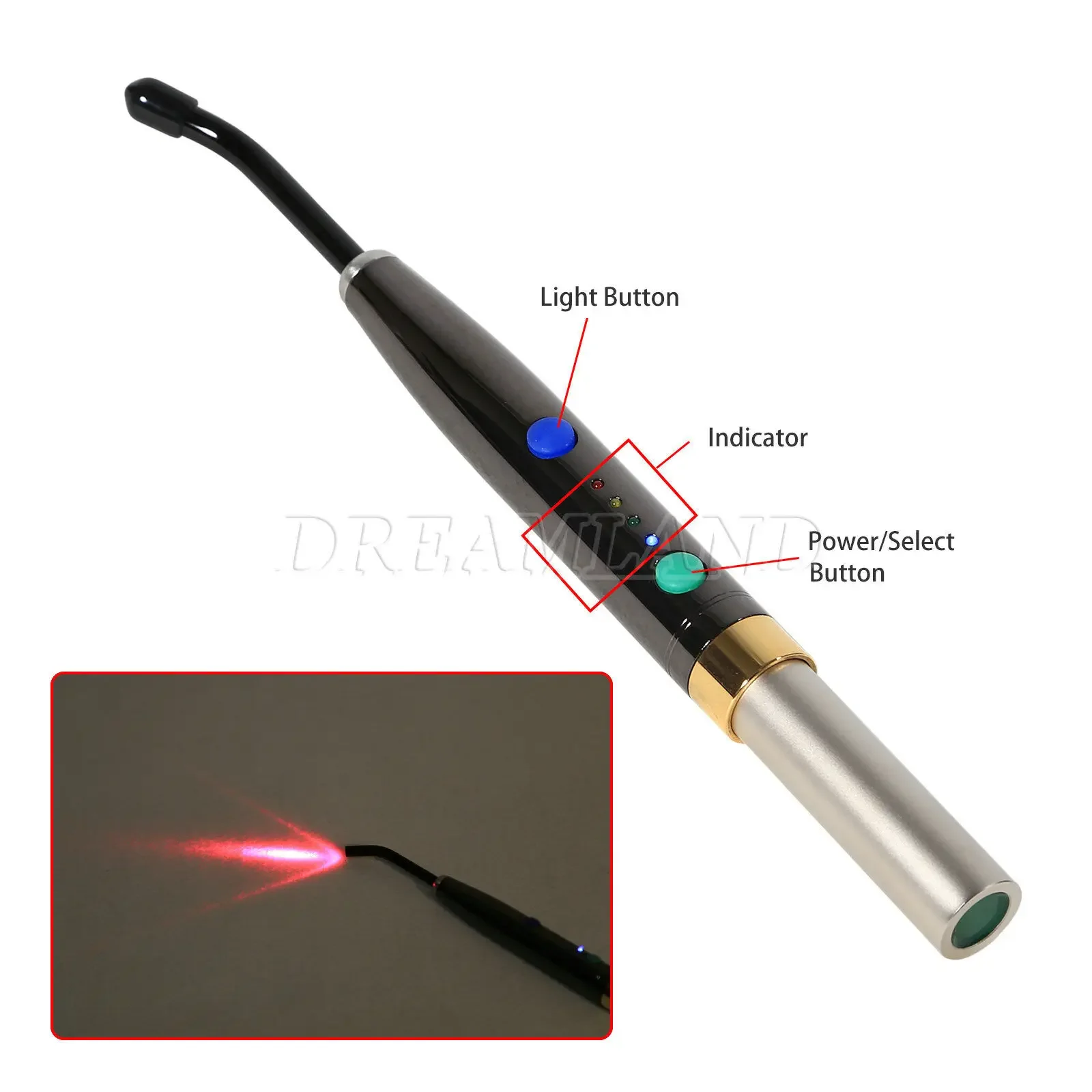 Diode Laser System Wireless Cordless Heal laser Pen soft tissue Perio Endo Surgical