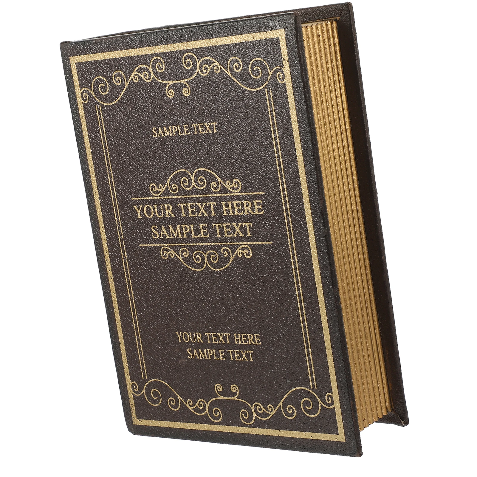 

Vintage European Style Simulation Book Decor Red MediumFaux Book Display Prop for Living Room Study Hotel Office Photography