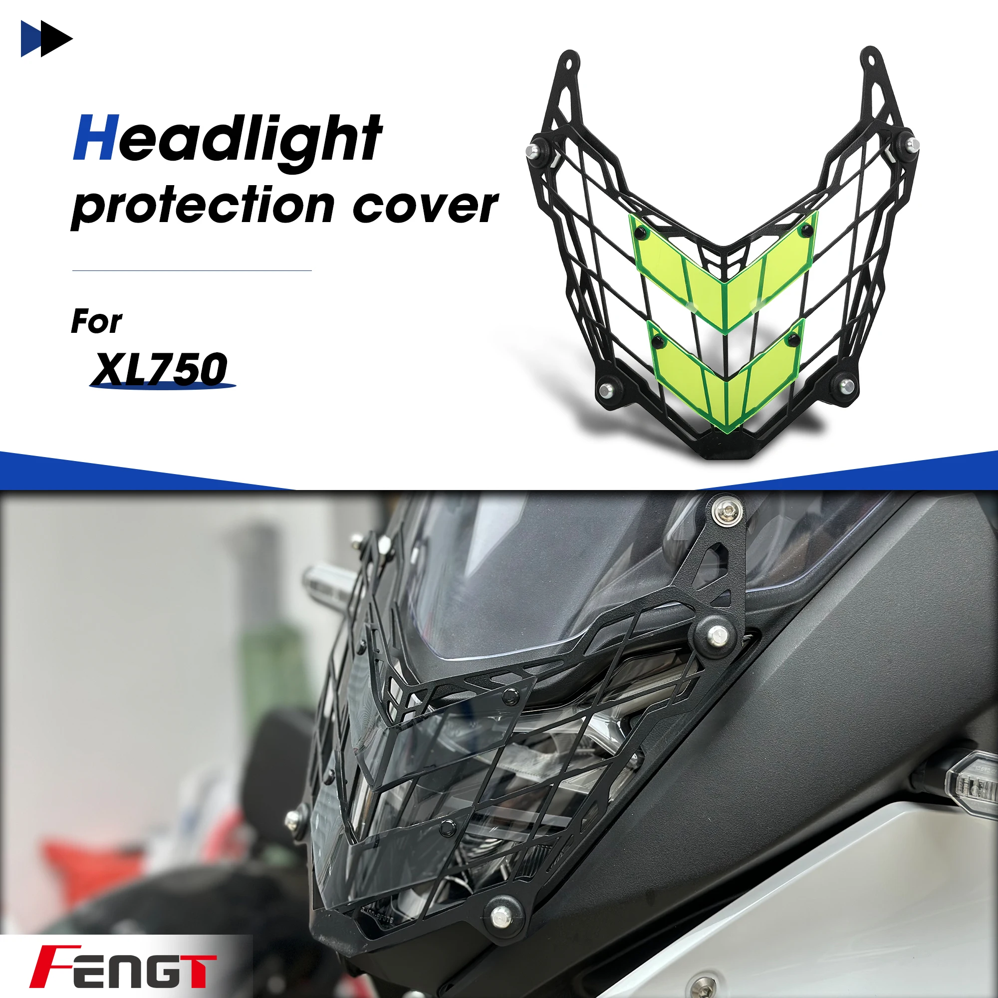 

Motorcycle TRANSALP 750 Light Cover Protector Headlight Protector Headlight Guard Protection Cover For HONDA XL750 XL 750 2023-
