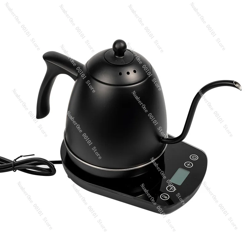 New Cross-Border Gooseneck Pour Over Coffee Temperature Control Kettle Electric Kettle Food Grade Stainless Steel Electric Kettl